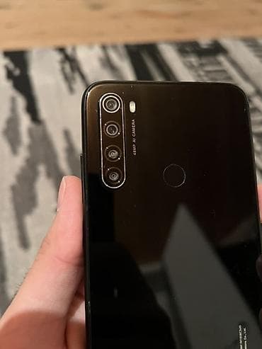 işlənmiş kamera: Redmi Note 8, 64 GB, rəng - Qara, Barmaq izi — 4