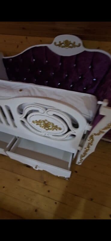 Mərmər effektli PVC panellər: Oğlan və qız üçün, Dördbucaq, Beşik, Dəstsiz, Matras ilə, Yellənmə mexanizm ilə — 3