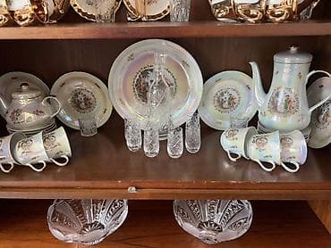 Qab-qacaq və mətbəx ləvazimatları: Kolleksiya qab-qacaq dəsti - Porselen çay-servis dəsti: klassik — 10