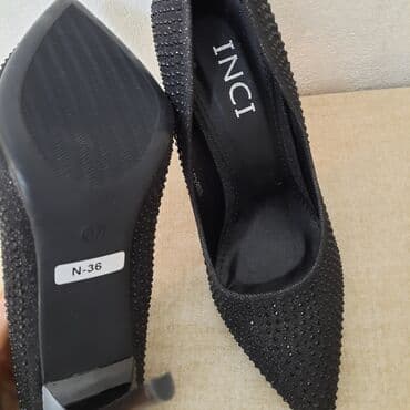 ayaqqabı мокасини: Туфли, Размер: 37, цвет - Черный, Новый — 2