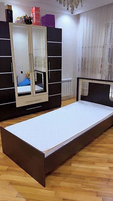 oglan otagi mebelleri: Təknəfərlik çarpayı, Dolab, İşlənmiş — 1