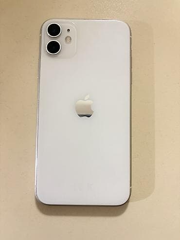 iphone 11 500 azn: IPhone 11, 64 GB, Ağ, Simsiz şarj, Face ID — 2