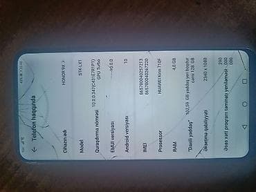 Honor 9X, 128 GB, rəng - Qara, Qırıq