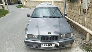 bmw 320 94: BMW 3 Seriyası E36 sedan - Kuzov: 4 qapılı sedan, boz rəng - — 1