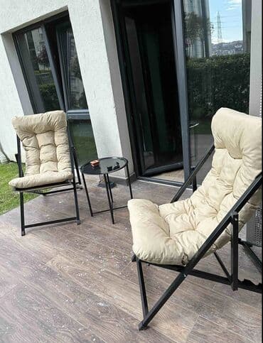 bitki toxumlarinin satisi: Şezlonq. Bağ, balkon üçün şezlonq dəsti. Qiyməti - 1 ədəd şezlonq — 12