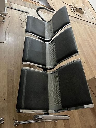 heyet ucun oturacaqlar: İşlənmiş, Təkərsiz, Qolları tənzimlənmir, Süni dəri — 1