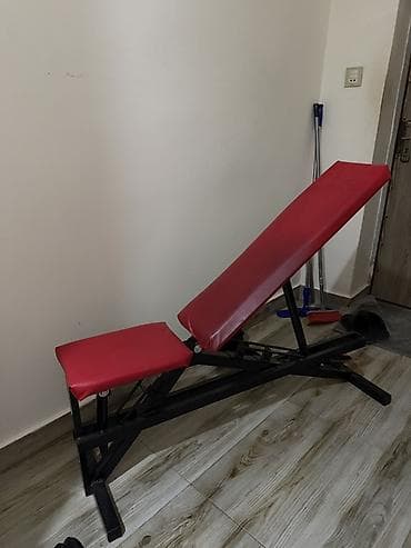 Tənzimlənən trenajor skamyası - Çoxfunksiyalı dizayn: düz, meyilli — 2