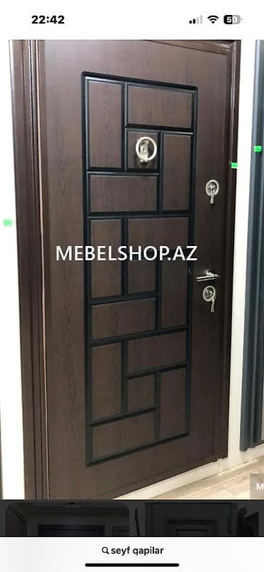 Mənzil üçün Yeni Giriş qapısı 90x205 sm Çərçivə ilə, Zəmanətli, Ödənişli quraşdırma, Ünvandan götürmə