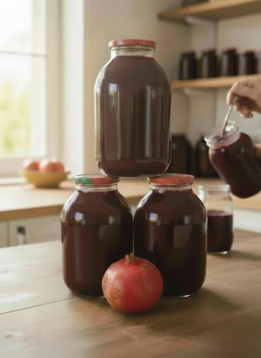 Вода: Təbii nar şarabı – böyük şüşə bankalarda 3kq Ünvan : Göyçay Rayon — 1