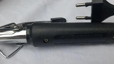 elektrik samovarı: Elektrik saç burqası - Silindrik metal qızdırıcı boru və yaylı sıxac — 2