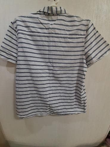 yun corablar: H&M DIVIDED qısaqol qadın köynəyi - Rəng və naxış: krem-ağ fon — 3