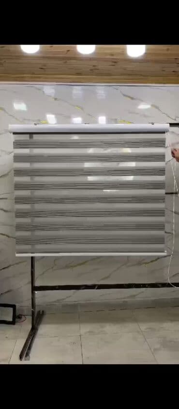 Pərdə və tüllər: Fərqli naxışlarda təqdim olunan zebra pərdələr evinizə və ya ofisinizə — 17