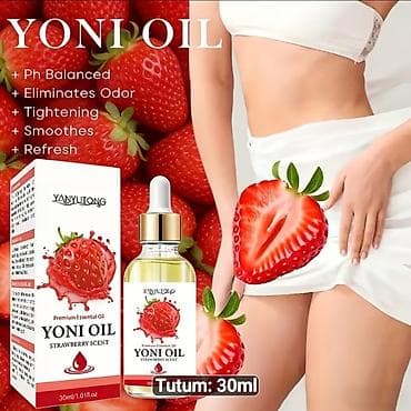 Личные вещи: Yanyutong Yoni Oil – Çiyələk ətirli premium efir yağı - pH balansını — 1