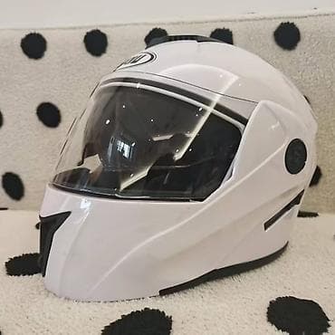 cg motor: Çənəsi açılan DAYU modul tipli motosiklet dəbilqəsi – ağ rəng 75-azn — 1