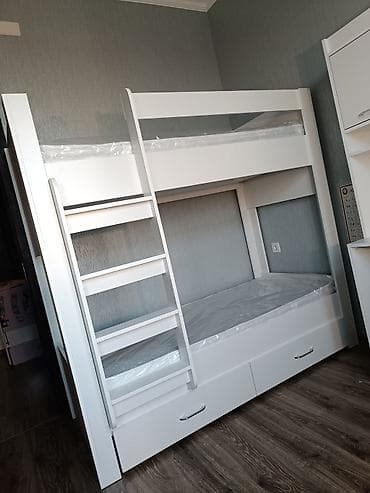 Oğlan və qız üçün, Yeni, Çarpayı, Matras ilə, Siyirməli, Laminat