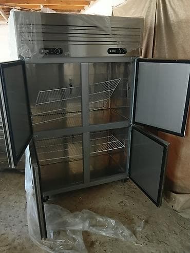 Peşəkar mətbəx üçün 4 qapılı sənaye soyuducusu - Paslanmayan poladdan — 3