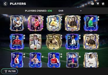 Salam,hesab 121 ovr,çoxlu yuksek reytinqli oyuncular var,umumiliyde — 3