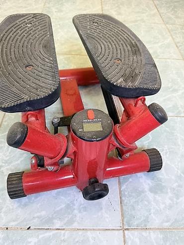Mini stepper trenajor - Kompakt ölçülü ev fitnes cihazı - İki geniş