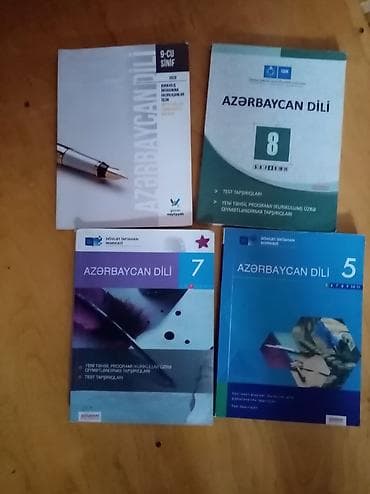 Məktəb dərslikləri: Hazırlaşan abituriyentlər üçün hər cür kitab mövcuddur. Qiymətini — 2