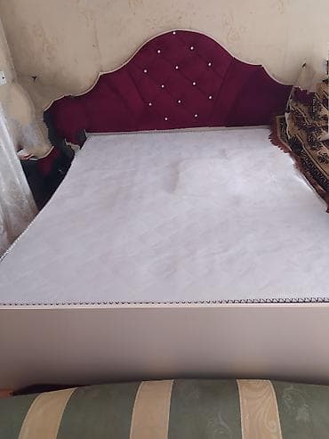 İkinəfərlik çarpayı, Matras ilə, Siyirməsiz