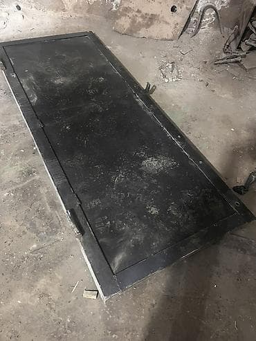 Metal qapı - Material: qalın polad lövhə və metal karkas Sekilde — 3