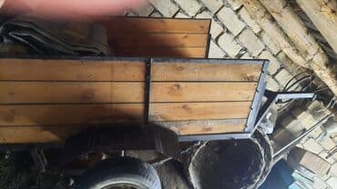 köməkçi qoşqular: İki təkərli qoşqu araba - Karkas: qalın metal profildən hazırlanmış — 6