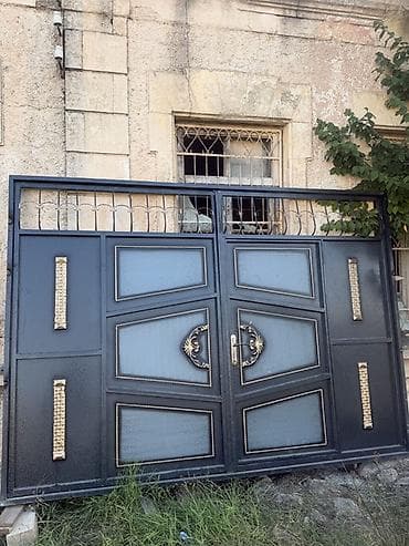 col qapi: Yeni Dəmir Həyət darvazası, Yana açılan, 350 m, Mexaniki, Qapı ilə, rəng - Qara, Kredit var, Ödənişli quraşdırma, Ünvandan götürmə, Ödənişli çatdırılma, Rayonlara çatdırılma — 2