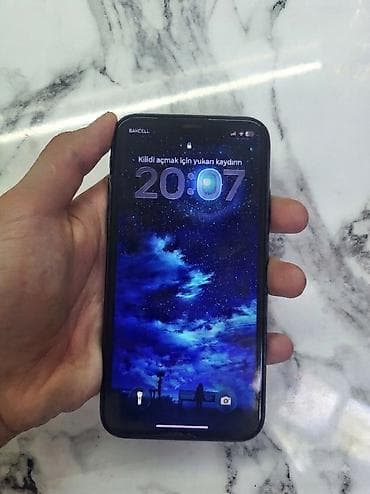 en ucuz iphone: IPhone 11, 64 GB, Qara, Simsiz şarj, Face ID — 1