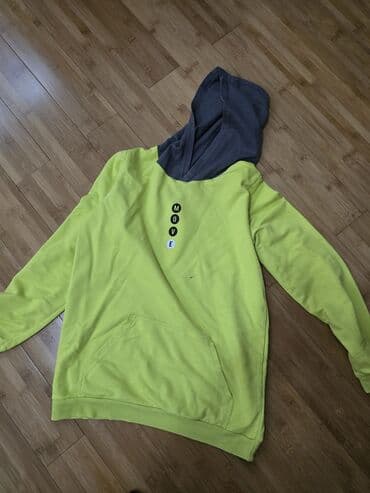 Пиджаки: Uşaq geyim dəsti – Waikiki, 11-12 yaş - Üst: parlaq neon-sarı hoody — 3