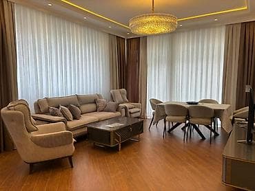 icare obyek: İcarəyə verilir 3 otaqlı yeni tikili 120 m², Ağ şəhər q. Kateqoriya — 5