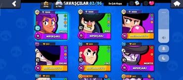 Brawl Stars hesabı – yüksək kubok və inkişaf etmiş döyüşçülər Ümumi lalafo.az -da Brawl Stars hesabı – yüksək kubok və inkişaf etmiş döyüşçülər Ümumi