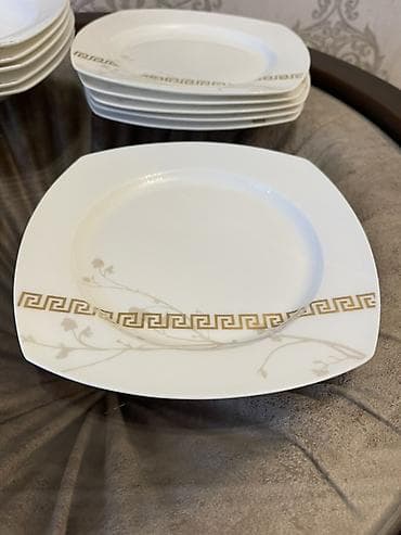 nahar: Nahar dəsti, rəng - Ağ, Farfor, 6 nəfərlik, Türkiyə — 2