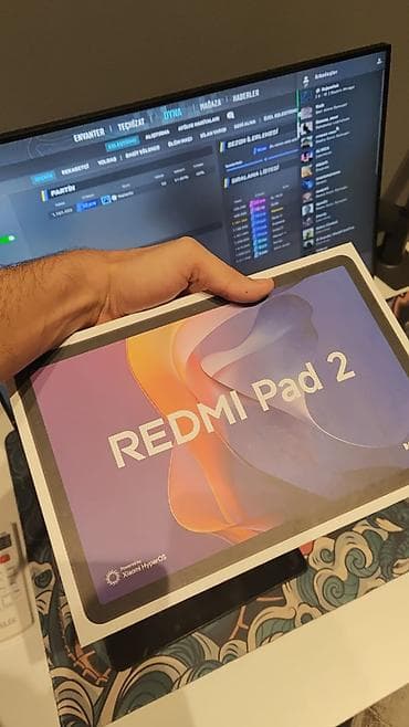 Redmi Pad 2 planşet Xüsusiyyətlər: - Geniş ekran: nazik çərçivəli