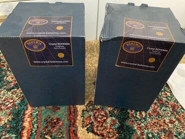 Süfrə qab-qacaqı: Xrustal Bohemia satilir.sirniyyat qabi. 1 denedi. tezedir — 3