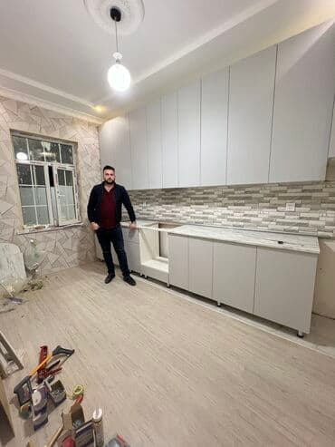 səməni xonça: Sifarişlə mətbəx dəsti, Özü çəkən petlələr, MDF, Kredit var, Pulsuz çatdırılma — 1