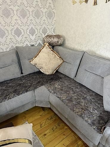 Divan üçün Yeni rəng - Boz Yataq örtüyü, Ünvandan götürmə