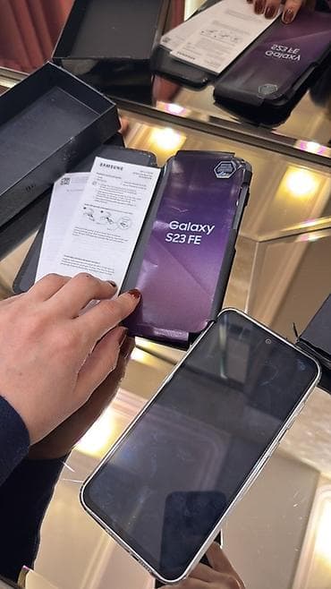 sims: Samsung Galaxy S23 FE, rəng - Ağ, Sənədlərlə — 4