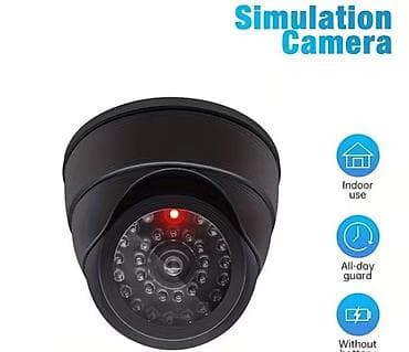 Videokameralar: Saxta Dome Təhlükəsizlik Kamerası (simulyasiya) - Real kameraya — 4