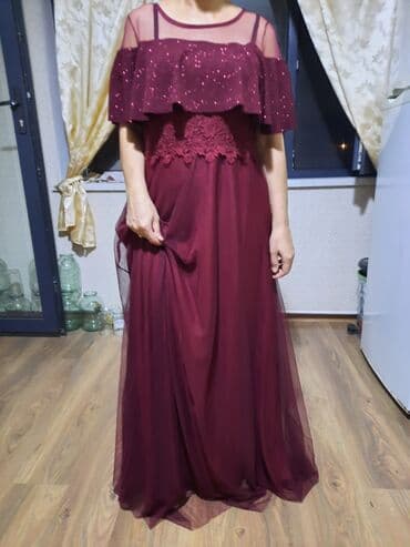 уборка снега с крыш: Вечернее платье, Макси, Escada, L — 3