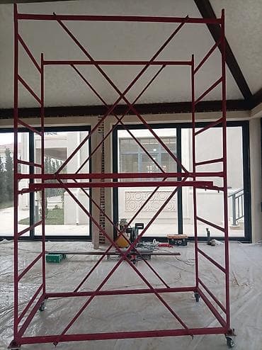 taxta lovhə: Daxili və xarici təmir–tikinti işləri üçün yığıla-bilən, təkərli — 5