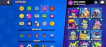 Brawl Stars hesabı – yüksək irəliləyiş və zəngin resurslarla - Kupa — 4