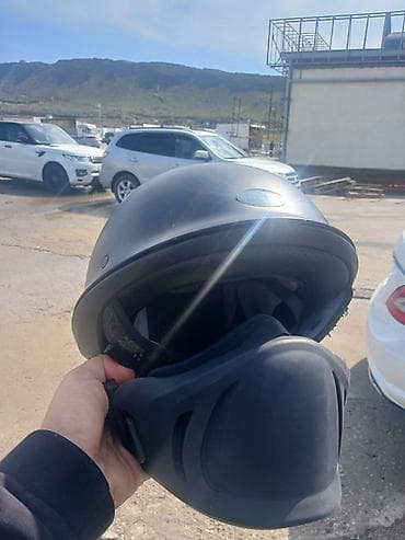 sak mator: Bell motosiklet dəbilqəsi – qara rəng, yarım (half-helmet) model — 4