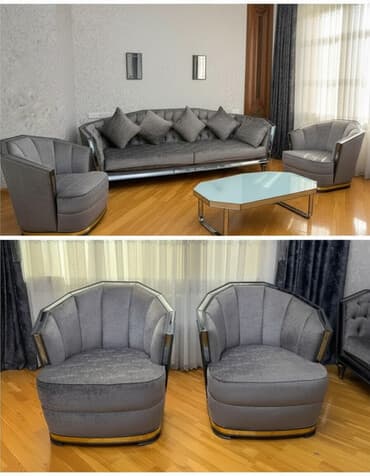 mebellər və qiymətləri: Divan 2 kreslo 800 manat Türkiyə istehsalıdır. Divanın eni 1 metr — 2