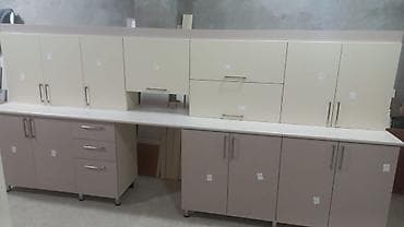 metbext: Mətbəx mebeli 550₼. Yenidir. Rusiya laminatı ilə yığılıb. Qapıları — 1