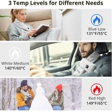 Bentley: Portativ, naqilsiz isidilən şərf - Dizayn: yumşaq, dəriyə rahat — 3