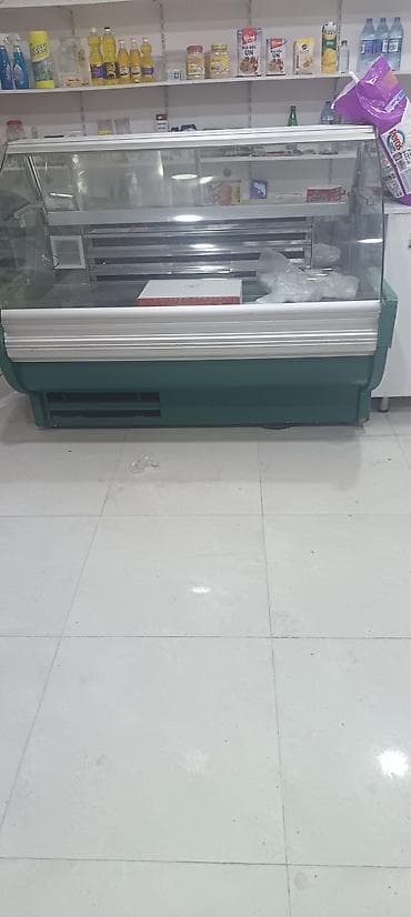 hell soyuducu: Soyuducu vitrin (market üçün) - Ön şüşəli, üfüqi xidmət tipli vitrin — 2