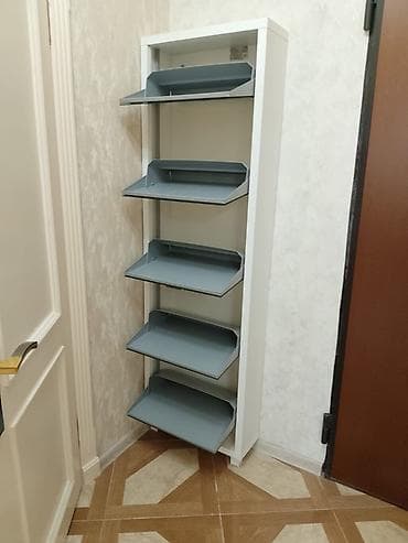 ayaggabi dolabi: Güzgülü dar ayaqqabı dolabı - Kompakt, hündür dizayn: dar dəhlizlər — 2