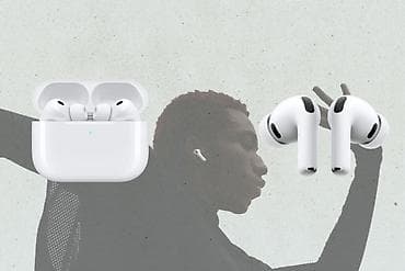 samsung level u: Apple AirPods Pro 3 (MagSafe şarj qutusu ilə) kopya 1re bir — 4
