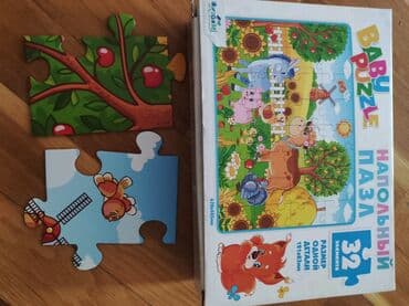 uşaq maşınl: 9₼
Пазлы напольные. Большие. 9 манат — 1