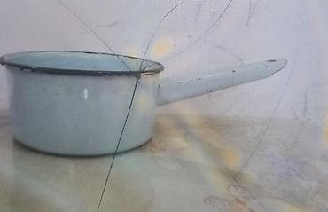 Qazan, rəng - Ağ, 16 sm, SSRİ